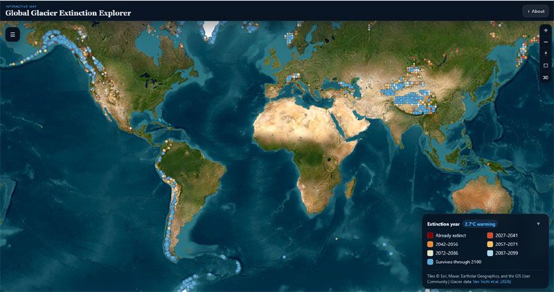 Gletscher-Map