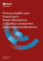 Primary health care financing in North Macedonia